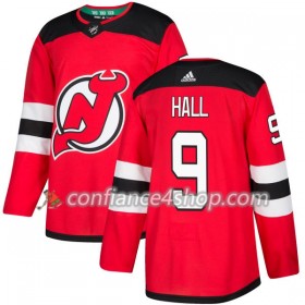 Adidas Maillot de Hockey New Jersey Devils Taylor Hall 9 2017-2018 Rouge Authentic - Homme